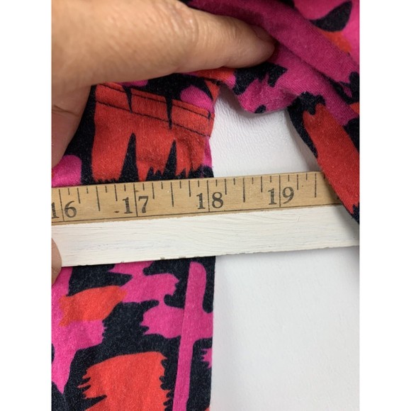 Marc By Marc Jacob GEO Print All Over Long Sleeves Pink Blouse Top Size Medium - Picture 5 of 9